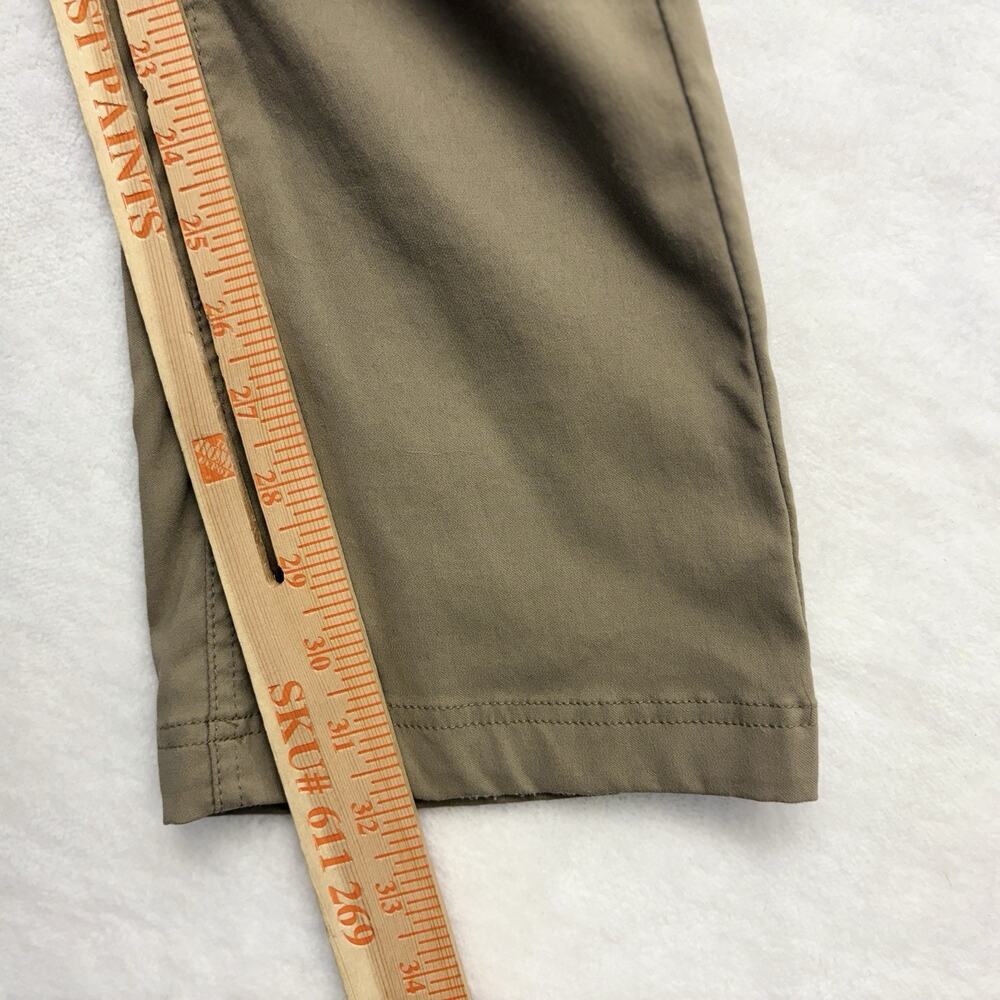 Prana Halle Pants Low Rise Bootcut Nylon Tan Convertible Hiking Pants 4 TALL - Picture 13 of 13